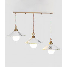 플로스 3등 도자기식탁등 펜던트조명