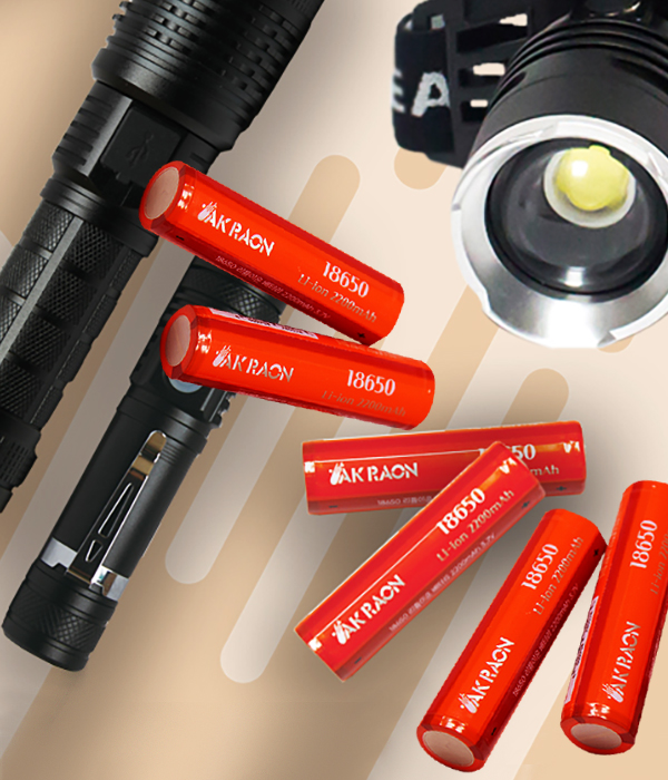 18650 리튬이온 배터리, 랜턴 배터리