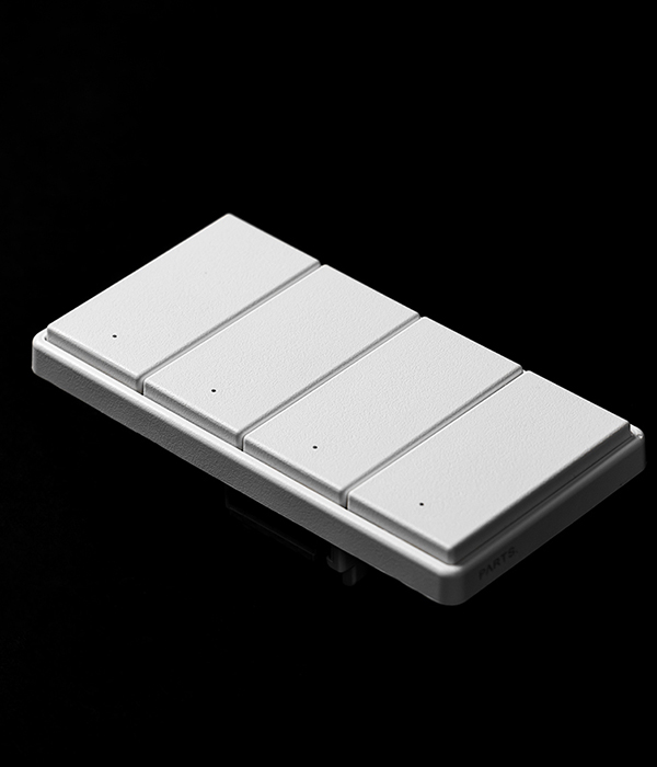 W 파츠 스위치_2구 4회로 (3로 선택 가능)